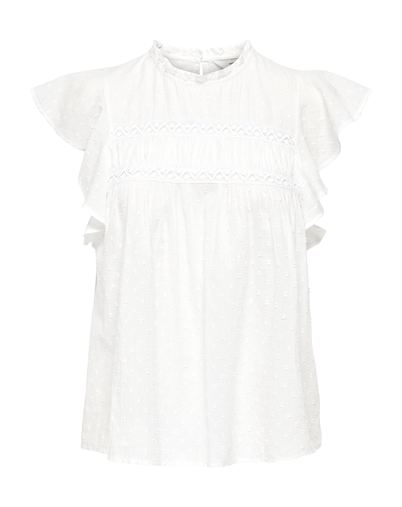 Only - ONLKatti Doppy Top - Cloud dancer